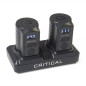 CRITICAL Universal Battery Bundle (Dve Bateriji + Polnilna Postaja) CRITICAL Universal Battery Bundle (Dve Bateriji + Polnilna Postaja)