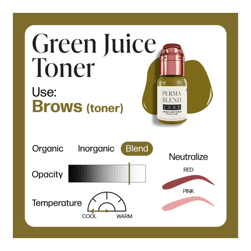 PERMA BLEND LUXE - GREEN JUICE TONER 15ML PERMA BLEND LUXE - GREEN JUICE TONER 15ML