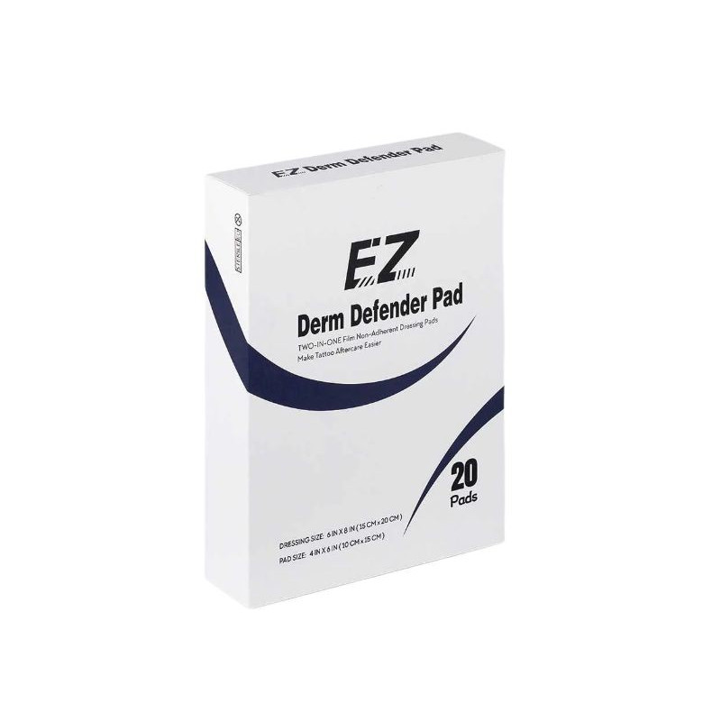 EZ Derm Defender Film Non-Adherent Dressing Pads 20pack